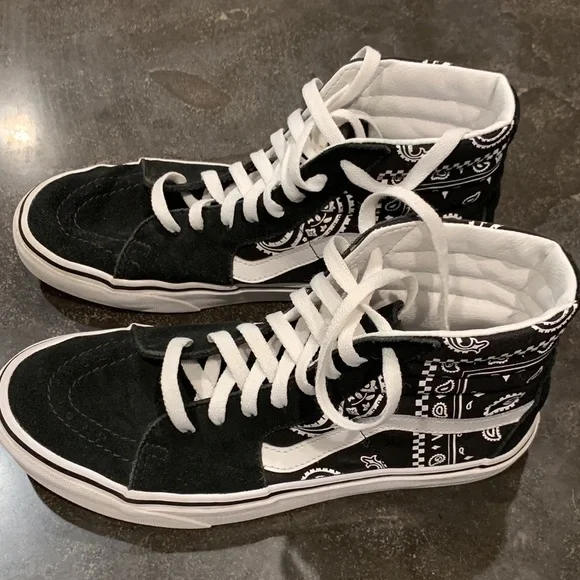 Men’s Vans Sk8 Hi Peace Paisley - Picture 3 of 13